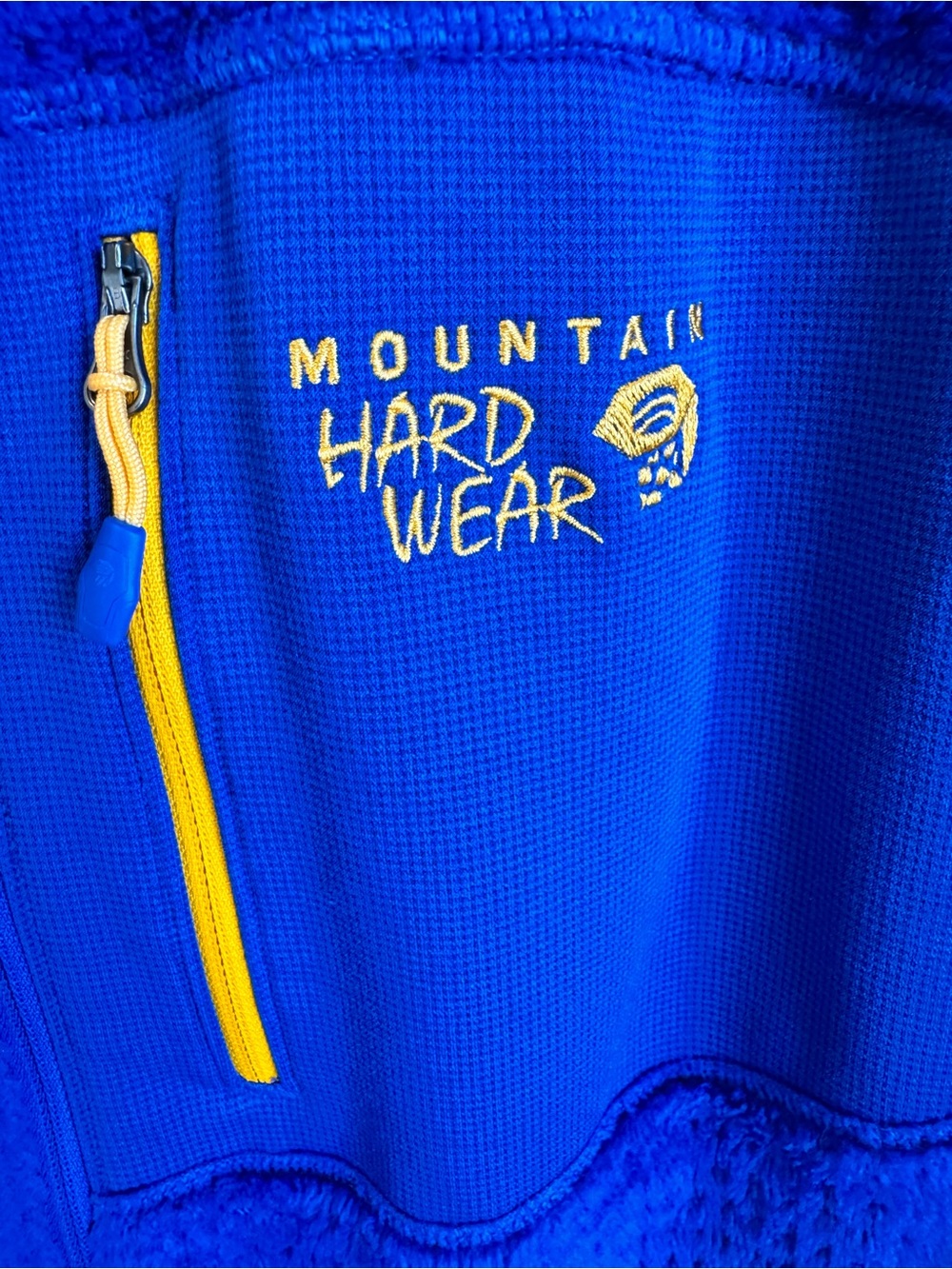 Mountain Hardwear Men’s Monkey Man Grid Fleece Pullover Size S Blue Full Zip - Picture 5 of 14